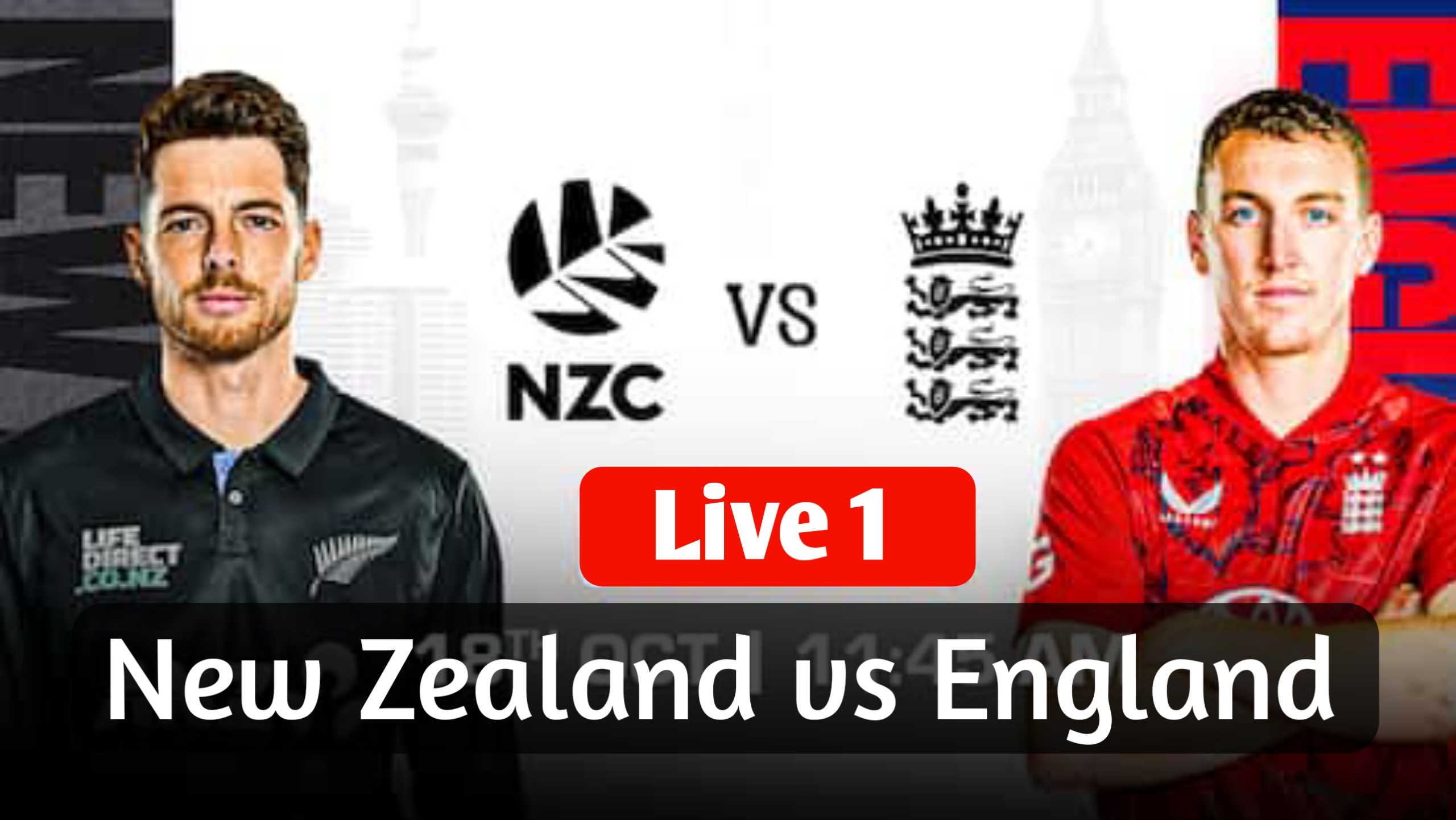 New Zealand vs England live 1